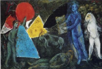 Marc Chagall Painting - El mito de Orfeo contemporáneo de Marc Chagall